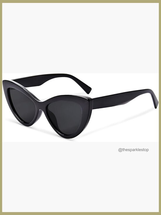 Cat Eye Sunglasses, Oversized Retro Vintage Polycarbonate Frames main image 6